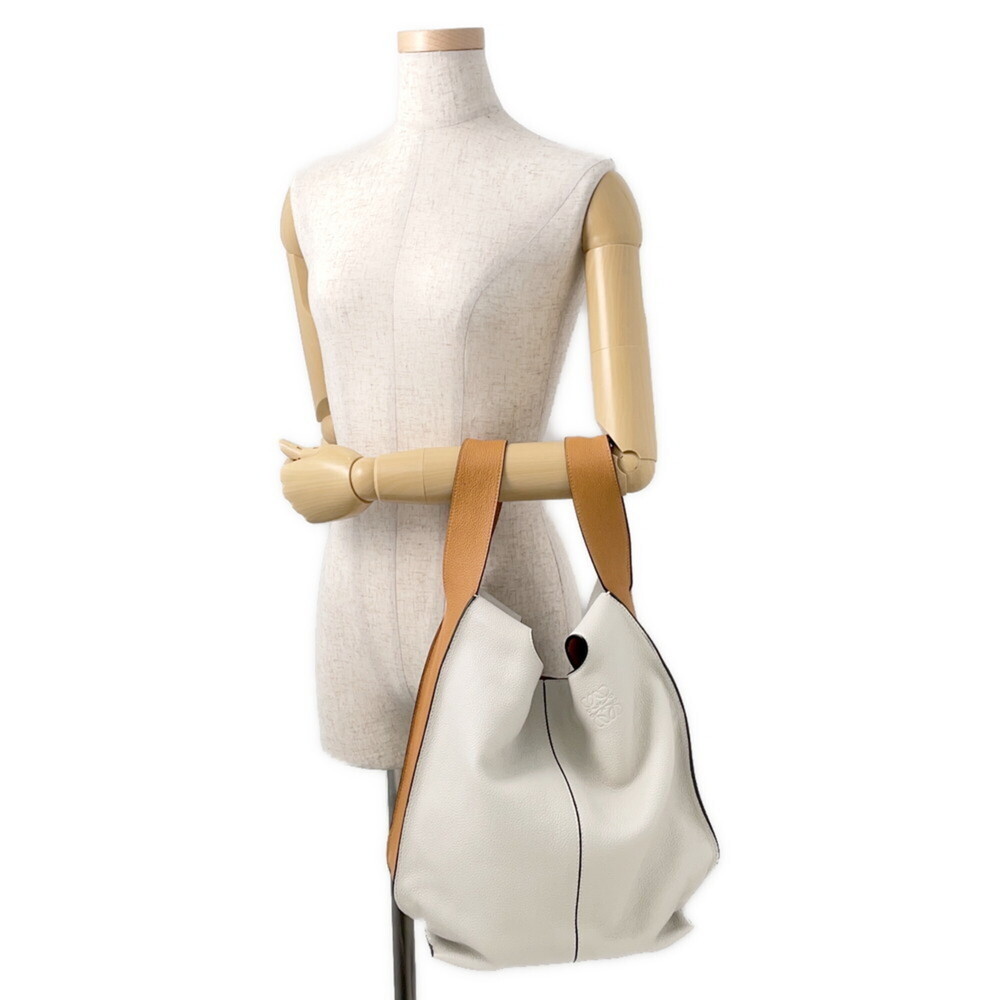 Loewe Tote Bag, Color Block Hobo Leather, LOEWE 2-Way Handbag - Picture 4 of 16